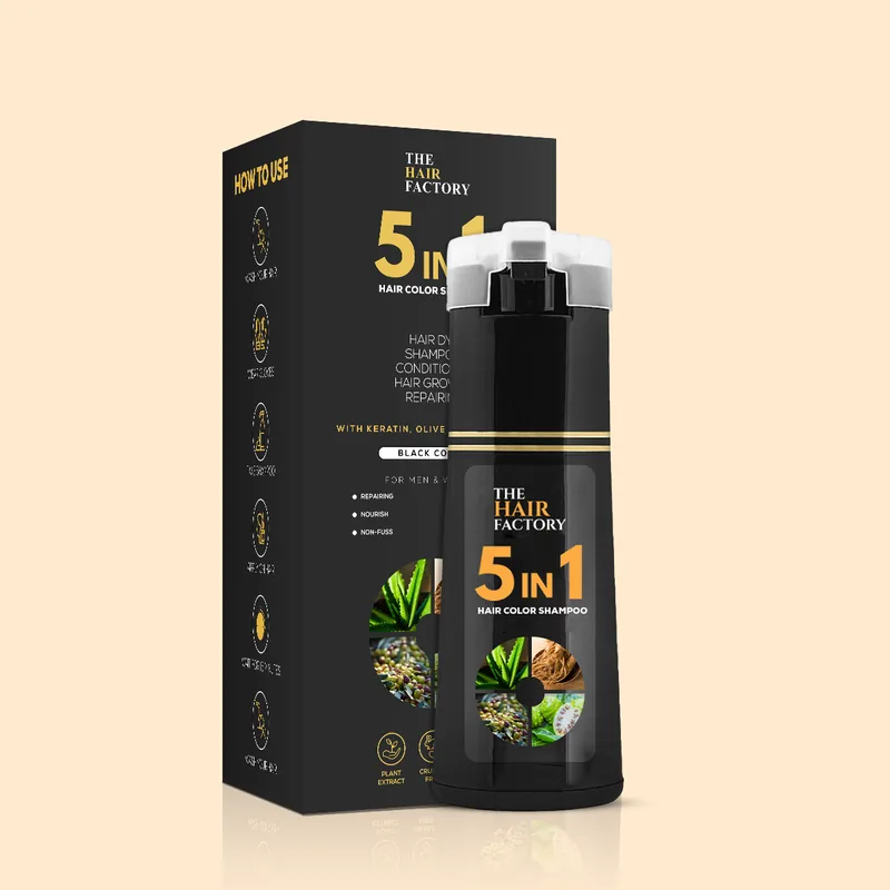 Black 5-in-1 Hair Color Shampoo