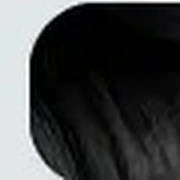Black hair colour sample